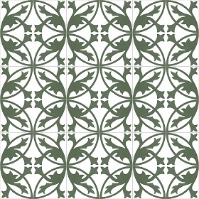 Textures   -   ARCHITECTURE   -   TILES INTERIOR   -   Cement - Encaustic   -  Encaustic - Traditional encaustic cement ornate tile texture seamless 13519