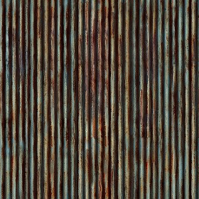 Textures   -   ARCHITECTURE   -   ROOFINGS   -  Metal roofs - Dirty metal rufing texture seamless 03676