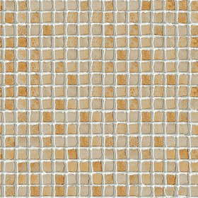 Textures   -   ARCHITECTURE   -   TILES INTERIOR   -   Mosaico   -  Mixed format - Hand painted mosaic tile texture seamless 15620
