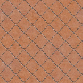 Textures   -   ARCHITECTURE   -   TILES INTERIOR   -  Terracotta tiles - Terracotta tile texture seamless 16095