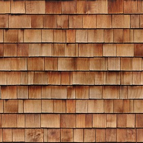 Textures   -   ARCHITECTURE   -   ROOFINGS   -  Shingles wood - Wood shingle roof texture seamless 03868
