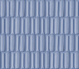 Textures   -   ARCHITECTURE   -   ROOFINGS   -  Clay roofs - Blue clay roofing Marseille texture seamless 03430