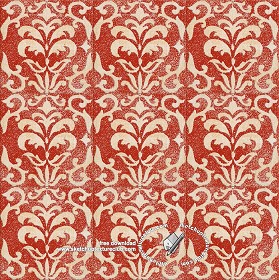 Textures   -   ARCHITECTURE   -   TILES INTERIOR   -   Ornate tiles   -  Mixed patterns - Relief ornate ceramic tile texture seamless 20340