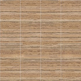 Textures   -   ARCHITECTURE   -   TILES INTERIOR   -   Marble tiles   -  Travertine - Walnut travertine floor tile texture seamless 14750