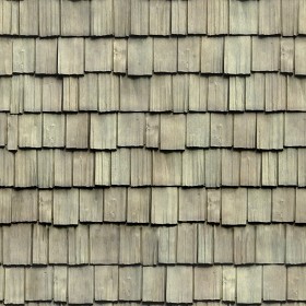Textures   -   ARCHITECTURE   -   ROOFINGS   -  Shingles wood - Wood shingle roof texture seamless 03875