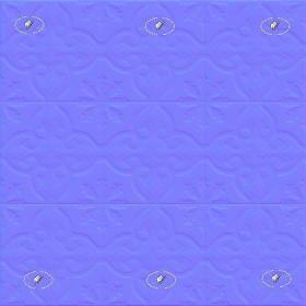 Textures   -   ARCHITECTURE   -   TILES INTERIOR   -   Cement - Encaustic   -   Cement  - Cement concrete tile texture seamless 20874 - Normal