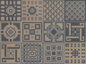 Textures   -   ARCHITECTURE   -   TILES INTERIOR   -   Mosaico   -   Classic format   -  Patterned - Mosaico cm90x120 patterned tiles texture seamless 15120