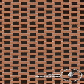 Textures   -   ARCHITECTURE   -   BRICKS   -   Facing Bricks   -  Smooth - Wall facing smooth bricks texture seamless 19368