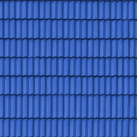 Textures   -   ARCHITECTURE   -   ROOFINGS   -  Clay roofs - Blue clay roofing Cote de Nuits texture seamless 03435