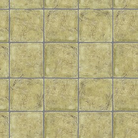 Textures   -   ARCHITECTURE   -   TILES INTERIOR   -  Terracotta tiles - Green terracotta tile texture seamless 16117