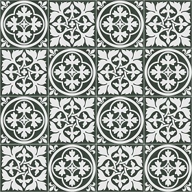 Textures   -   ARCHITECTURE   -   TILES INTERIOR   -   Cement - Encaustic   -  Victorian - Victorian cement floor tile texture seamless 13749