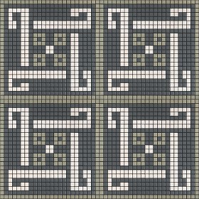 Textures   -   ARCHITECTURE   -   TILES INTERIOR   -   Mosaico   -   Classic format   -  Patterned - Mosaico patterned tiles texture seamless 15122