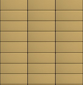 Textures   -   MATERIALS   -   METALS   -  Facades claddings - Yellow metal facade cladding texture seamless 10195