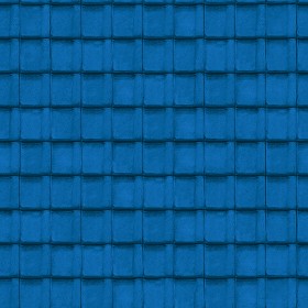 Textures   -   ARCHITECTURE   -   ROOFINGS   -  Clay roofs - Blue clay roofing Cote Fleurie texture seamless 03437