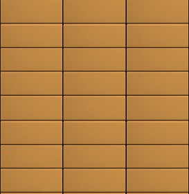 Textures   -   MATERIALS   -   METALS   -  Facades claddings - Yellow metal facade cladding texture seamless 10196