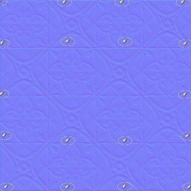 Textures   -   ARCHITECTURE   -   TILES INTERIOR   -   Cement - Encaustic   -   Cement  - Cement concrete tile texture seamless 21051 - Normal