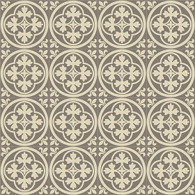 Textures   -   ARCHITECTURE   -   TILES INTERIOR   -   Cement - Encaustic   -  Victorian - Victorian cement floor tile texture seamless 13752
