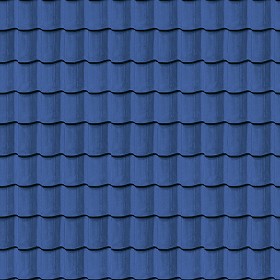 Textures   -   ARCHITECTURE   -   ROOFINGS   -  Clay roofs - Blue clay roofing Mercurey texture seamless 03439