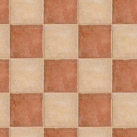 Textures   -   ARCHITECTURE   -   TILES INTERIOR   -  Terracotta tiles - Terracotta rustic tile texture seamless 16121