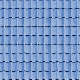 Textures   -   ARCHITECTURE   -   ROOFINGS   -  Clay roofs - Blue clay roofing Mercurey texture seamless 03440