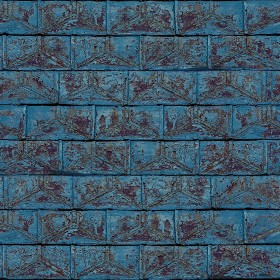 Textures   -   ARCHITECTURE   -   ROOFINGS   -  Metal roofs - Dirty metal rufing texture seamless 03691
