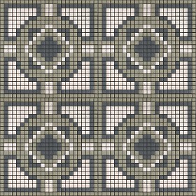 Textures   -   ARCHITECTURE   -   TILES INTERIOR   -   Mosaico   -   Classic format   -  Patterned - Mosaico patterned tiles texture seamless 15127