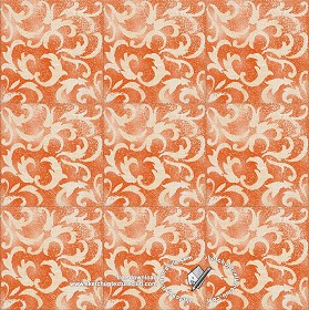Textures   -   ARCHITECTURE   -   TILES INTERIOR   -   Ornate tiles   -  Mixed patterns - Ornate ceramic tile texture seamless 20350