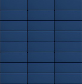 Textures   -   MATERIALS   -   METALS   -  Facades claddings - Blue metal facade cladding texture seamless 10201