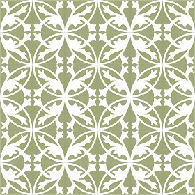 Textures   -   ARCHITECTURE   -   TILES INTERIOR   -   Cement - Encaustic   -  Encaustic - Traditional encaustic cement ornate tile texture seamless 13538
