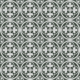 Textures   -   ARCHITECTURE   -   TILES INTERIOR   -   Cement - Encaustic   -  Victorian - Victorian cement floor tile texture seamless 13757