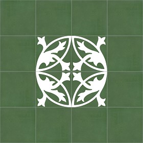 Textures   -   ARCHITECTURE   -   TILES INTERIOR   -   Cement - Encaustic   -  Encaustic - Traditional encaustic cement ornate tile texture seamless 13540