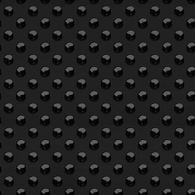 Textures   -   MATERIALS   -   METALS   -  Plates - Dotted black metal plate texture seamless 10679