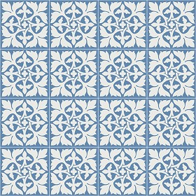 Textures   -   ARCHITECTURE   -   TILES INTERIOR   -   Cement - Encaustic   -  Victorian - Victorian cement floor tile texture seamless 13761