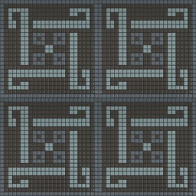 Textures   -   ARCHITECTURE   -   TILES INTERIOR   -   Mosaico   -   Classic format   -  Patterned - Mosaico patterned tiles texture seamless 15135