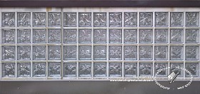 Textures   -   ARCHITECTURE   -   CONCRETE   -   Plates   -  Clean - Concrete wall with blocks glass texture seamless 19018