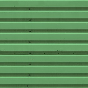 Textures   -   MATERIALS   -   METALS   -  Corrugated - Green painted corrugated metal texture seamless 10029