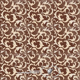 Textures   -   ARCHITECTURE   -   TILES INTERIOR   -   Ornate tiles   -  Mixed patterns - Ornate ceramic tile texture seamless 20360