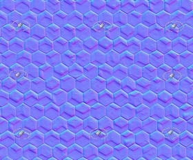 Textures   -   ARCHITECTURE   -   STONES WALLS   -   Claddings stone   -   Interior  - Olafur eliasson soil quasi brick wall texture seamless 21173 - Normal