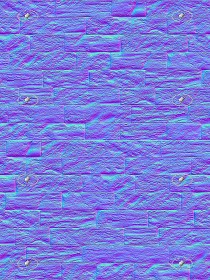 Textures   -   ARCHITECTURE   -   STONES WALLS   -   Claddings stone   -   Interior  - Internal wall cladding stone texture seamless 21193 - Normal