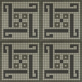 Textures   -   ARCHITECTURE   -   TILES INTERIOR   -   Mosaico   -   Classic format   -  Patterned - Mosaico patterned tiles texture seamless 15147