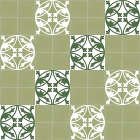 Textures   -   ARCHITECTURE   -   TILES INTERIOR   -   Cement - Encaustic   -  Encaustic - Traditional encaustic cement ornate tile texture seamless 13558