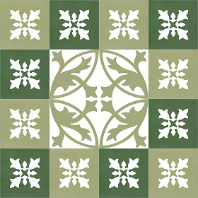 Textures   -   ARCHITECTURE   -   TILES INTERIOR   -   Cement - Encaustic   -  Encaustic - Traditional encaustic cement ornate tile texture seamless 13560