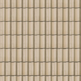 Textures   -   ARCHITECTURE   -   ROOFINGS   -  Clay roofs - Concrete roof tile texture seamless 03468