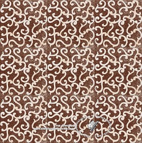 Textures   -   ARCHITECTURE   -   TILES INTERIOR   -   Ornate tiles   -  Mixed patterns - Ornate ceramic tile texture seamless 20377