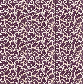 Textures   -   ARCHITECTURE   -   TILES INTERIOR   -   Ornate tiles   -  Mixed patterns - Ornate ceramic tile texture seamless 20379