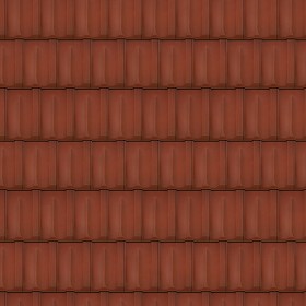 Textures   -   ARCHITECTURE   -   ROOFINGS   -  Clay roofs - Terracotta roof tile texture seamless 03471