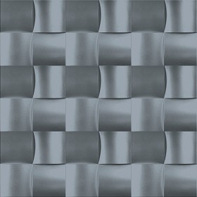 Textures   -   ARCHITECTURE   -   DECORATIVE PANELS   -   3D Wall panels   -  Mixed colors - Interior 3D wall panel texture seamless 02850