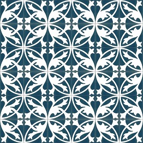 Textures   -   ARCHITECTURE   -   TILES INTERIOR   -   Cement - Encaustic   -  Encaustic - Traditional encaustic cement ornate tile texture seamless 13569