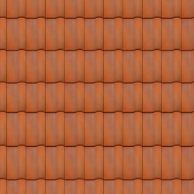 Textures   -   ARCHITECTURE   -   ROOFINGS   -  Clay roofs - Terracotta roof tile texture seamless 03475