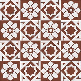 Textures   -   ARCHITECTURE   -   TILES INTERIOR   -   Cement - Encaustic   -  Victorian - Victorian cement floor tile texture seamless 13790